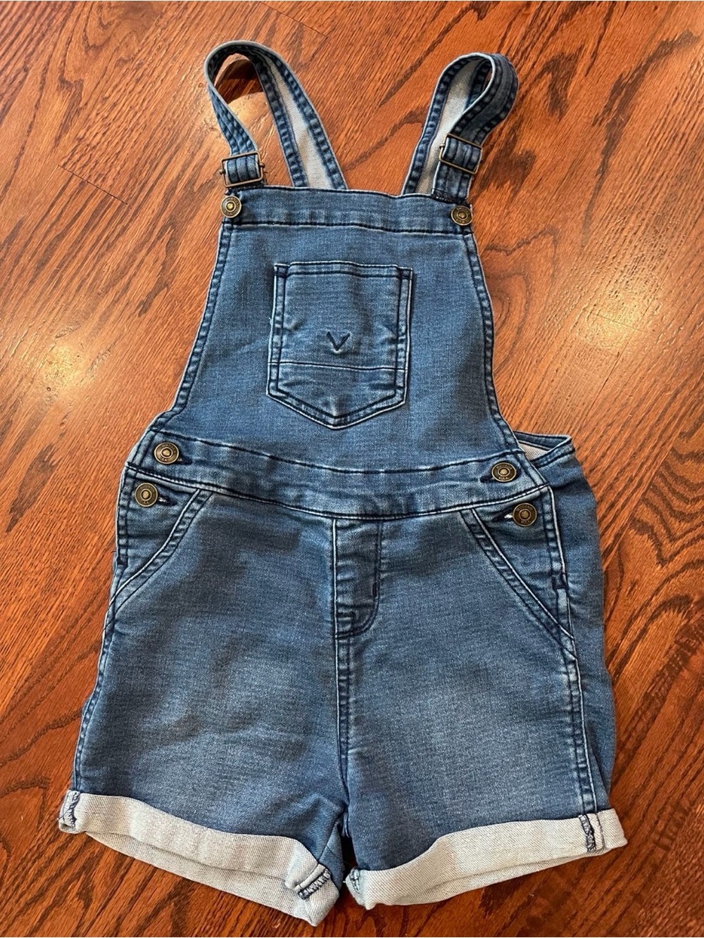 Hudson Girl's Size 6 Soft Stretchy Denim Shortalls